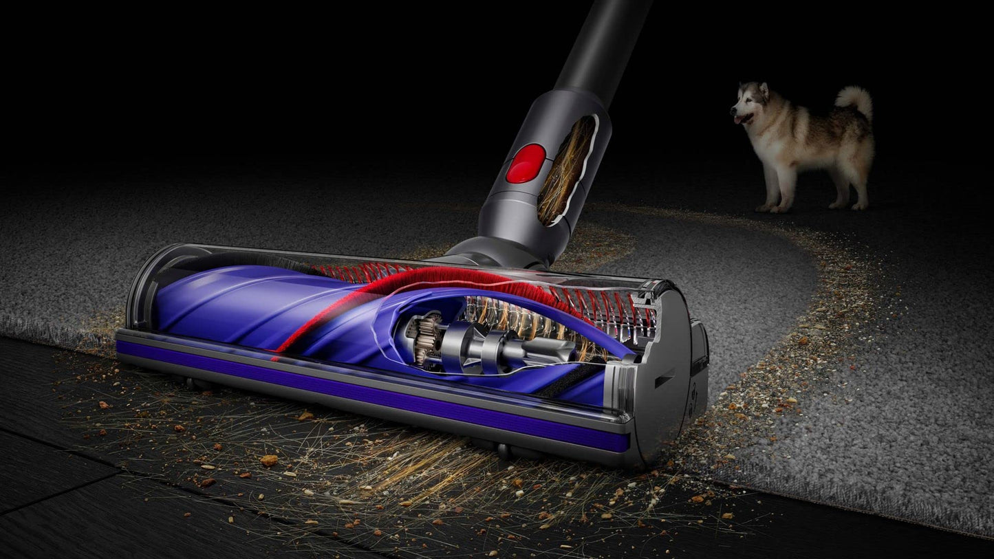 Dyson V8™ Advanced Cordless Stick Vacuum Cleaner, Powerful Suction, Lightweight, Silver/Nickel